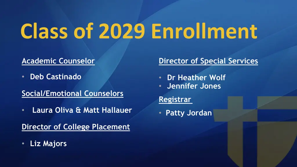 class of 2029 enrollment
