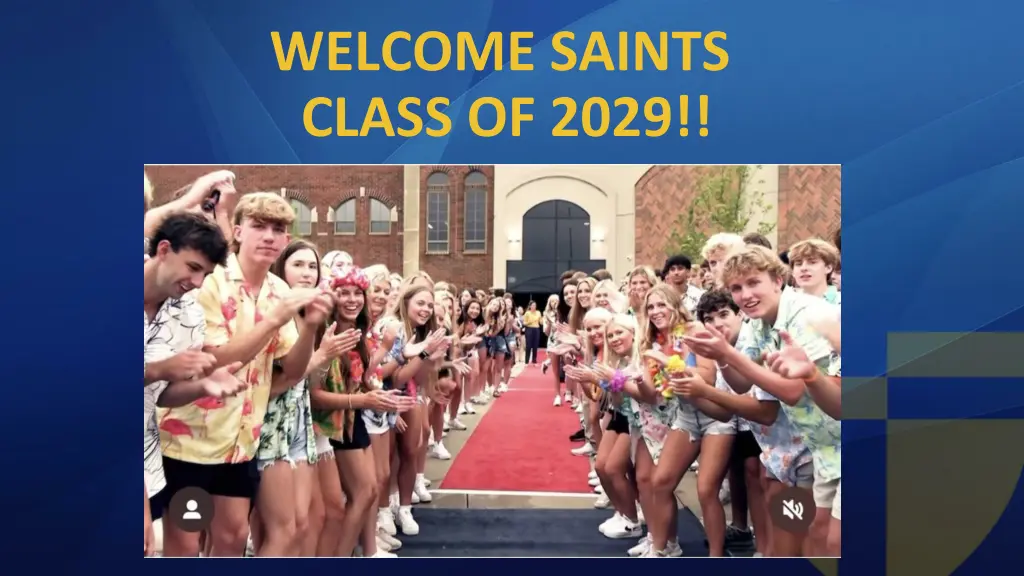 welcome saints class of 2029