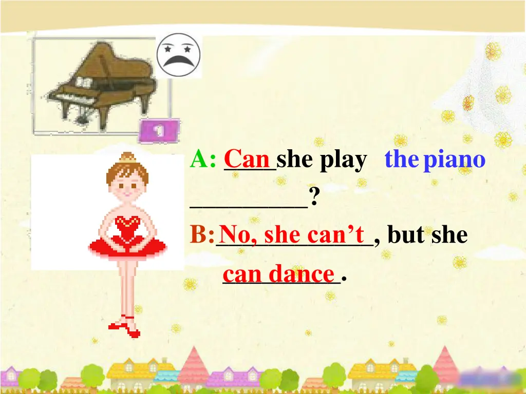 a she play b but she can dance