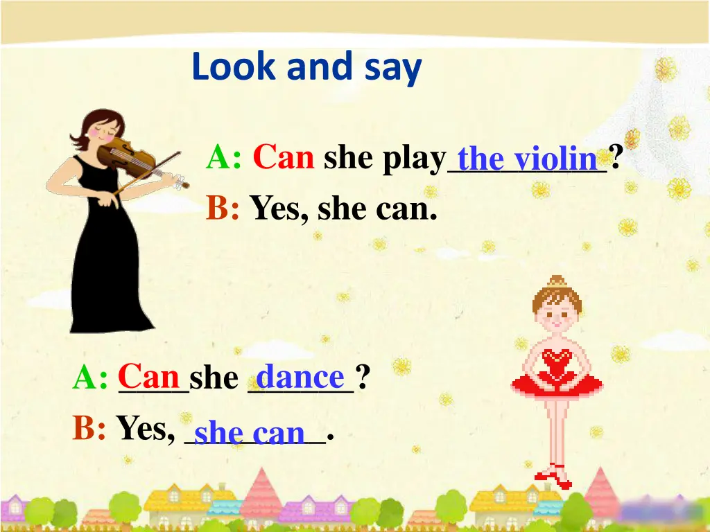 look and say