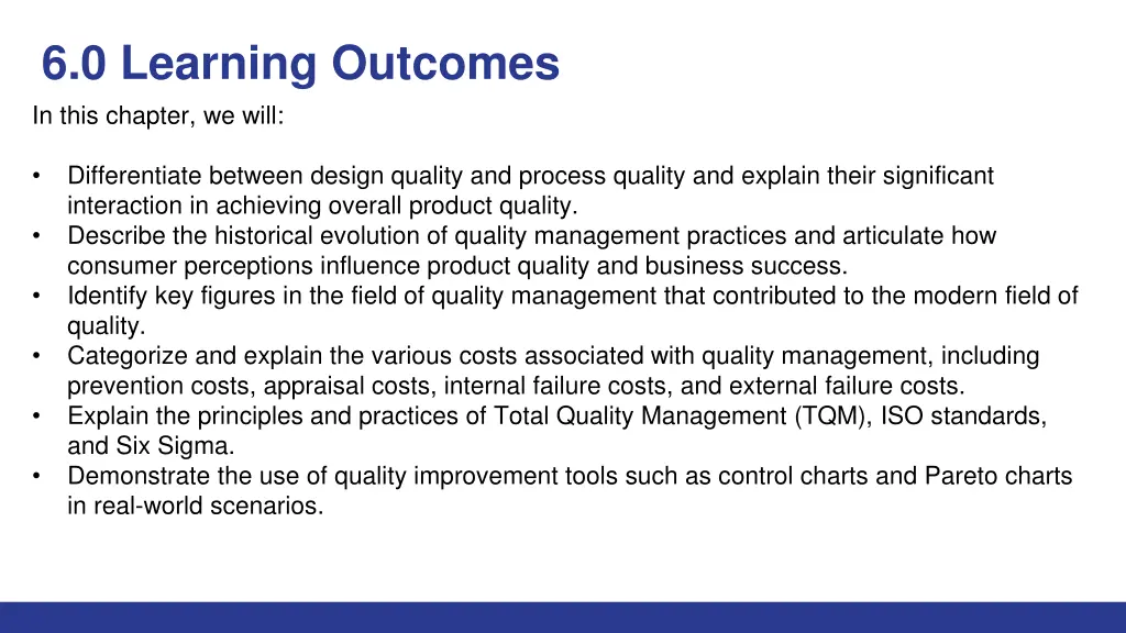 6 0 learning outcomes in this chapter we will