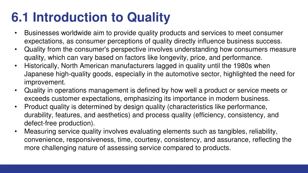 6 1 introduction to quality