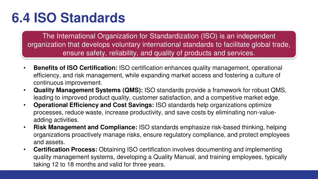 6 4 iso standards