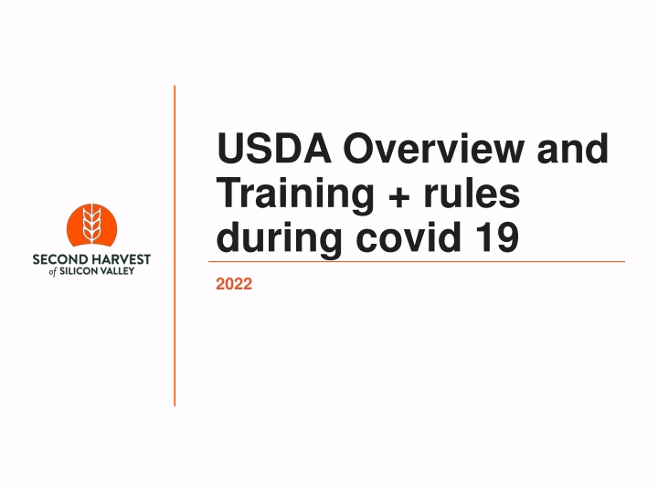 usda overview and training rules during covid 19
