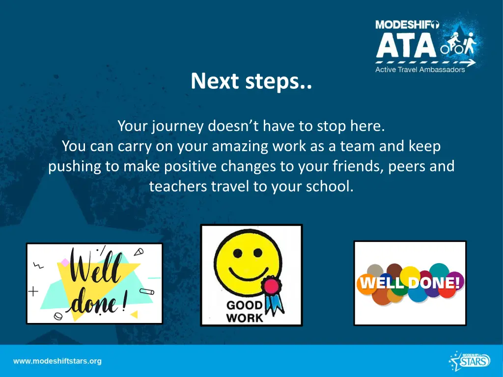 next steps