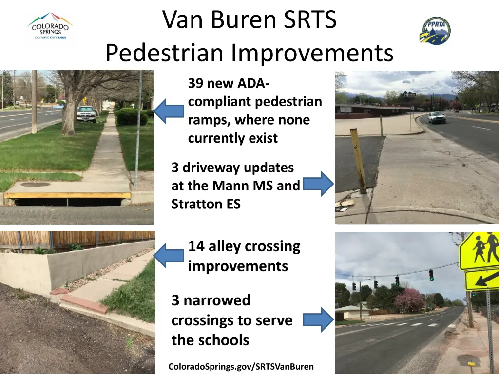 van buren srts pedestrian improvements