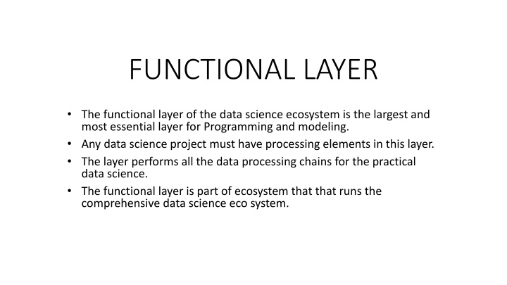 functional layer