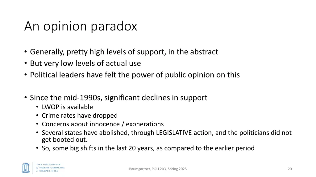 an opinion paradox