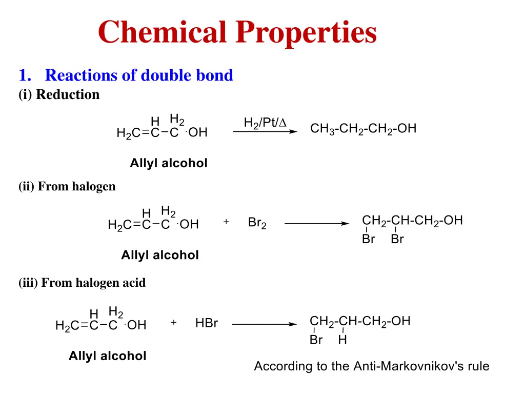 chemical properties