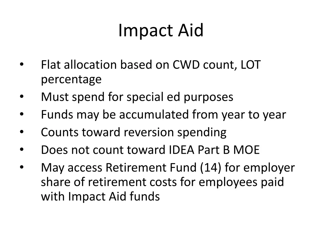 impact aid