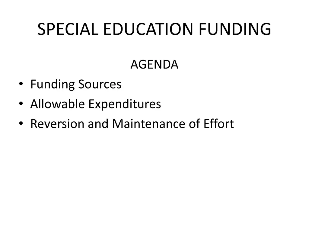 special education funding 1