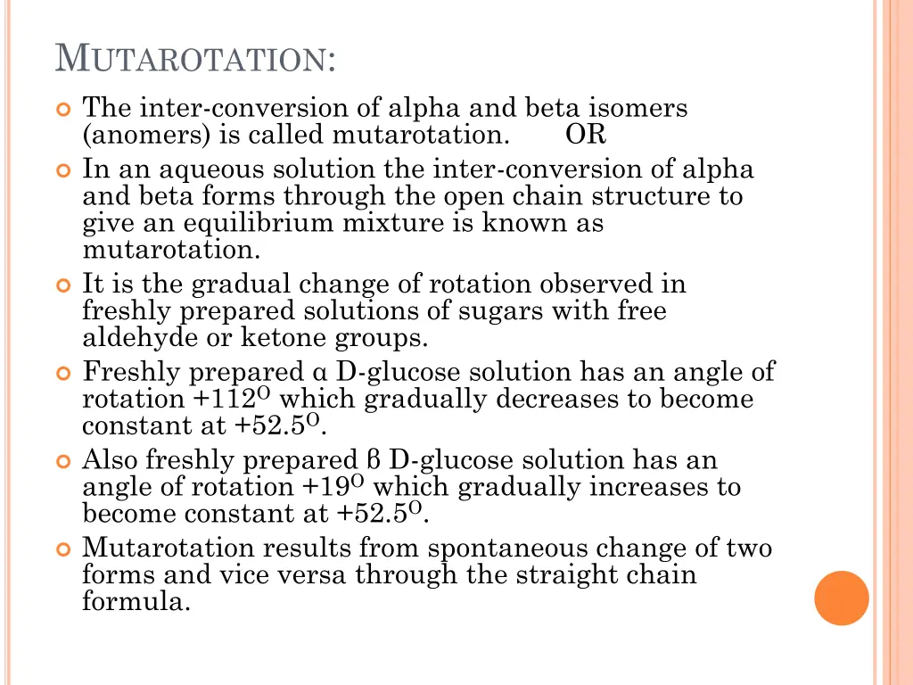 m utarotation