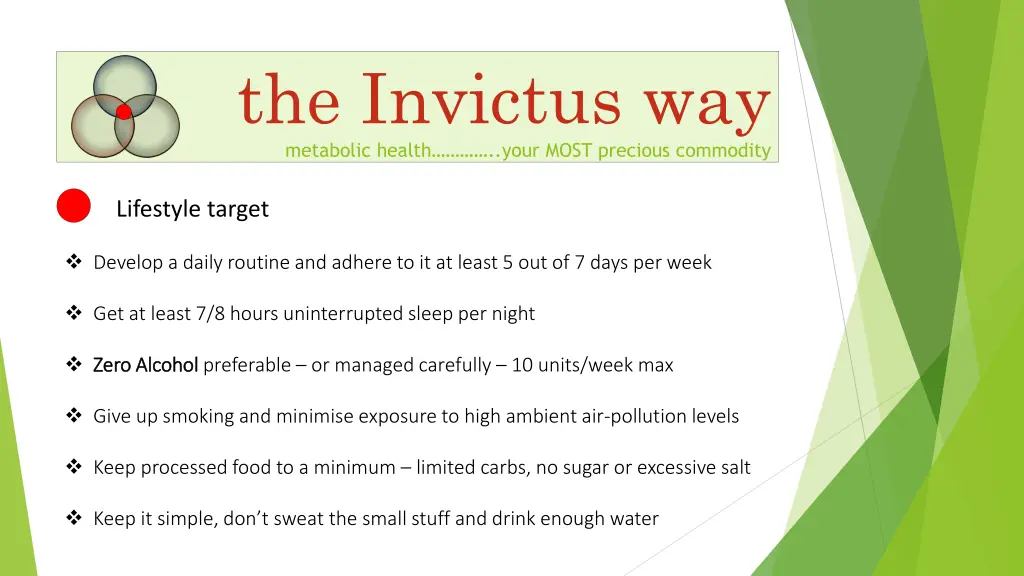 the invictus way metabolic health your most 6