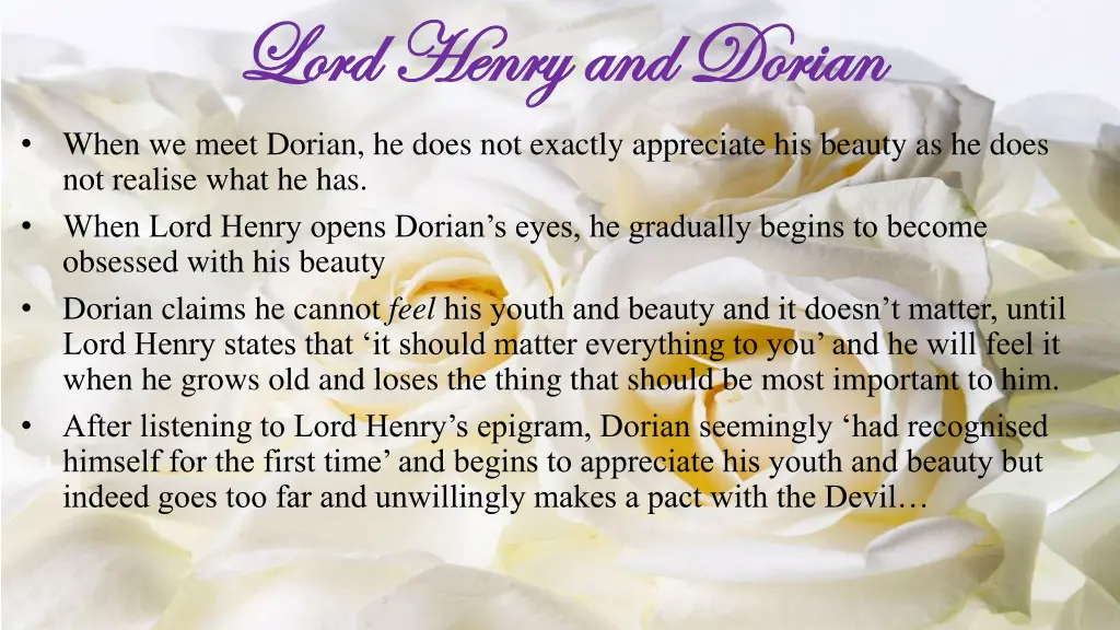 lord henry and dorian lord henry and dorian