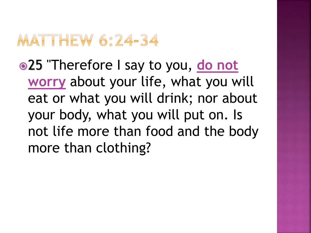 matthew 6 24 34 1