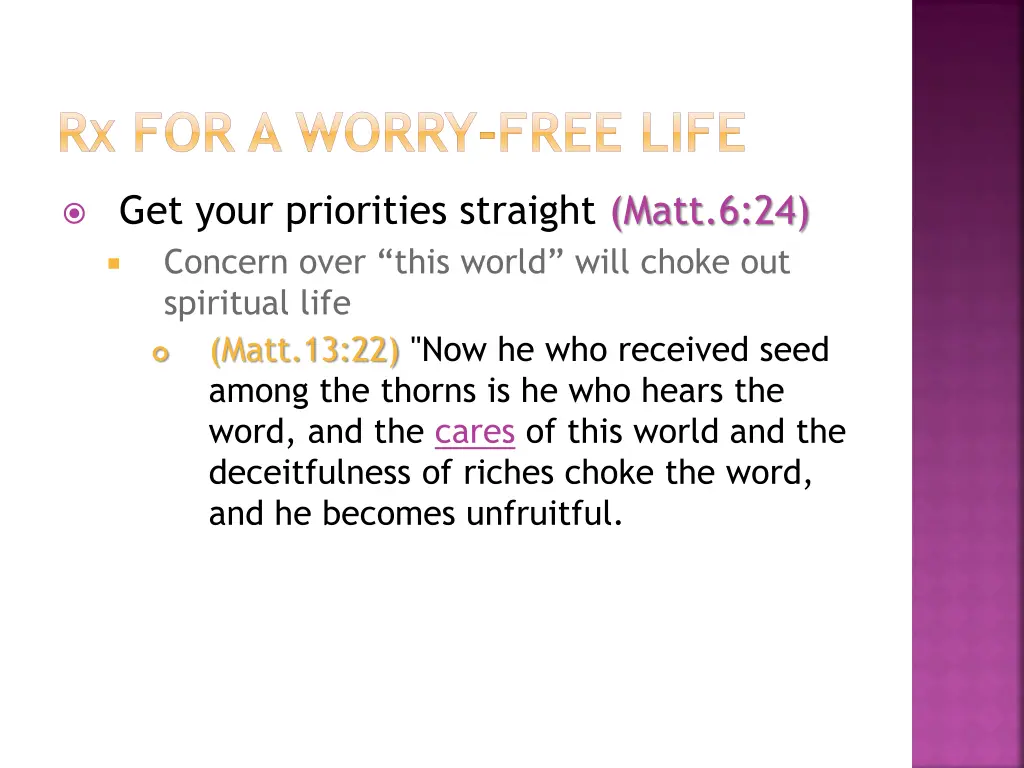 r x for a worry free life 2