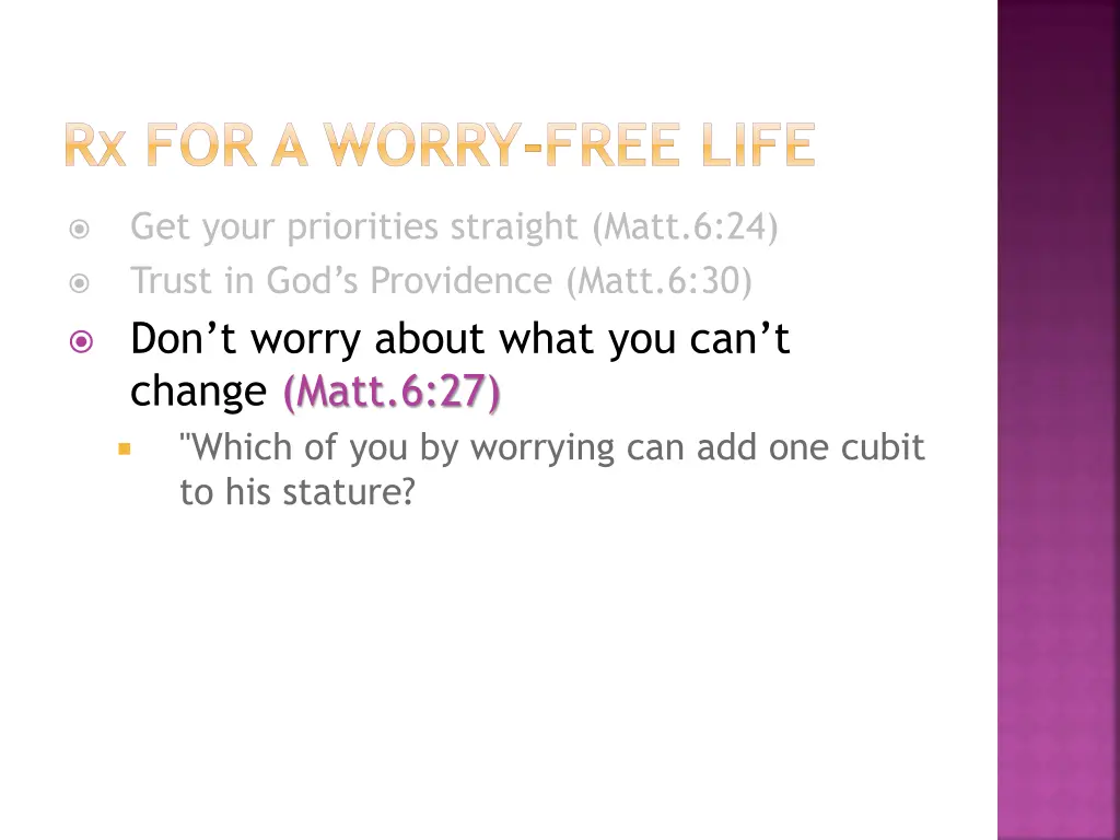 r x for a worry free life 7