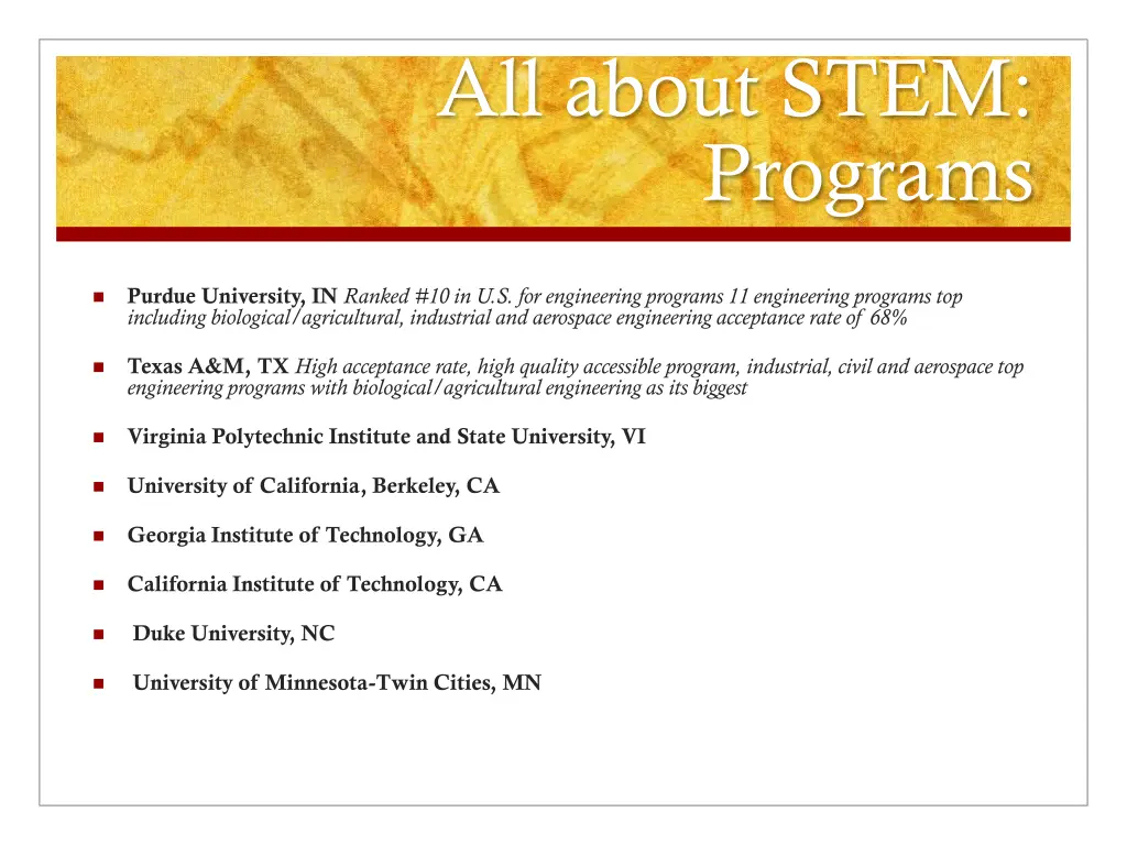 all about stem programs 1