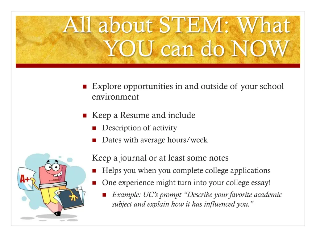all about stem what you can do now
