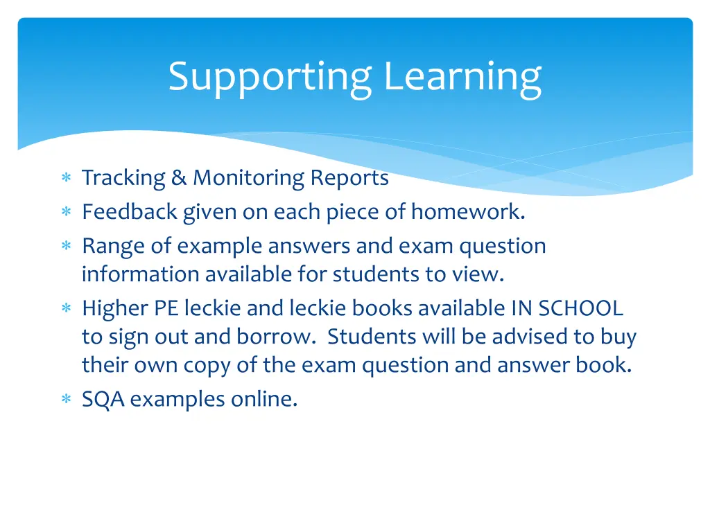 supporting learning 1