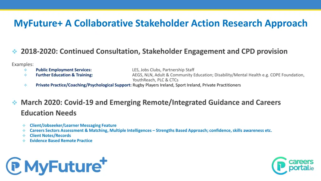 myfuture a collaborative stakeholder action