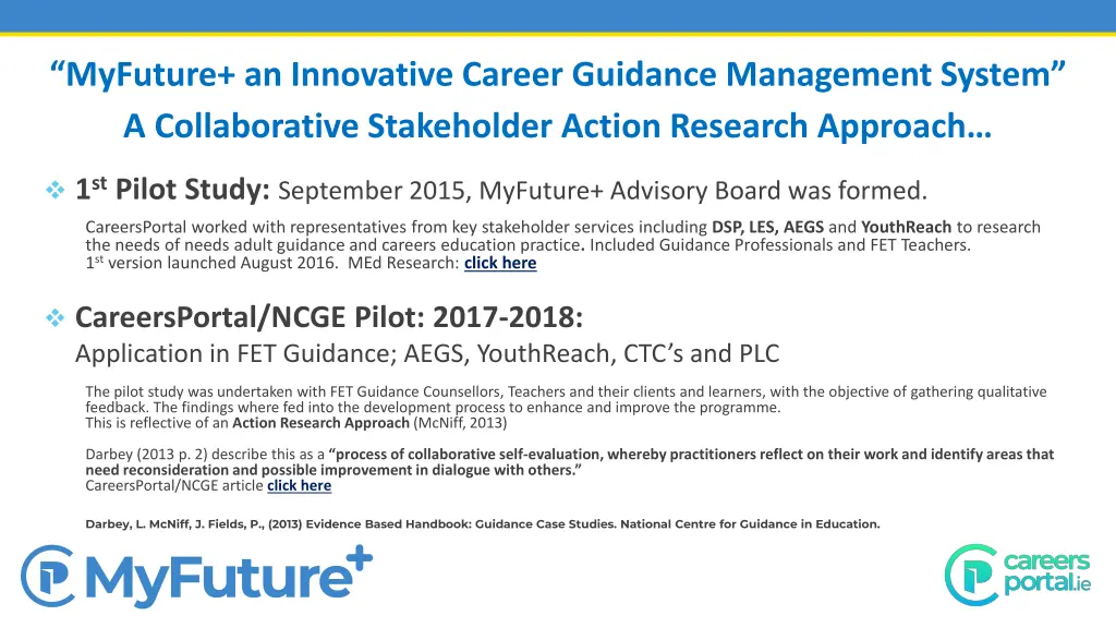 myfuture an innovative career guidance management