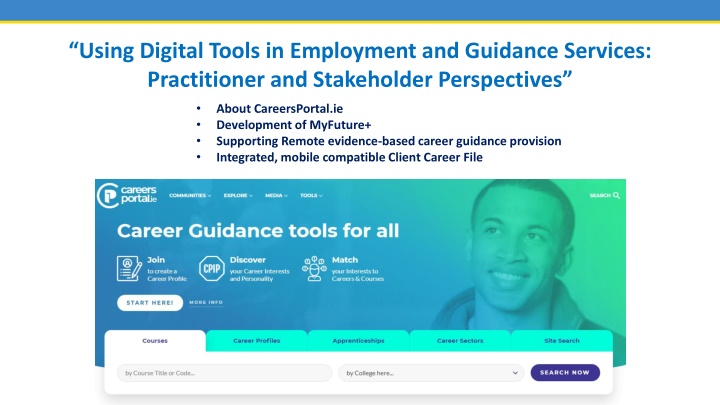 using digital tools in employment and guidance