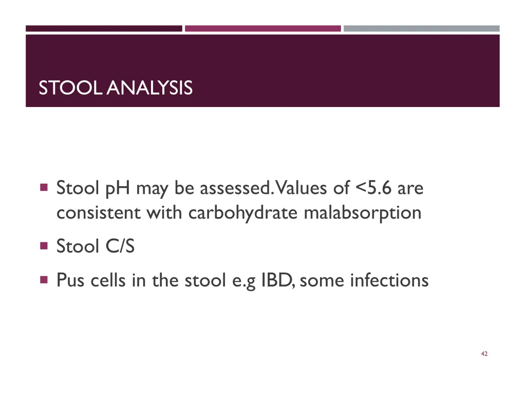 stool analysis