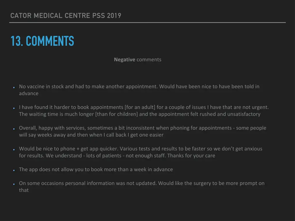 cator medical centre pss 2019 19