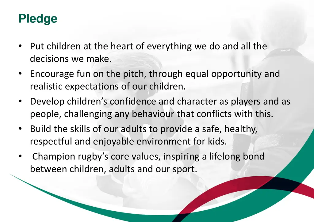 pledge
