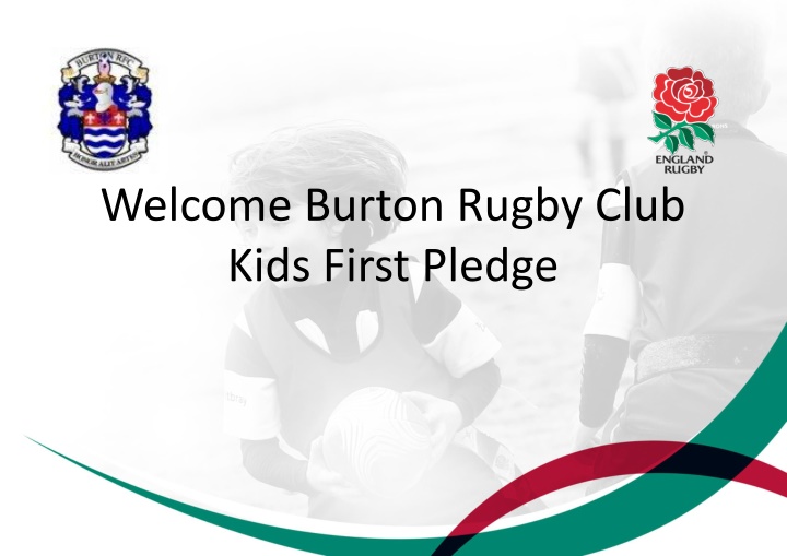 welcome burton rugby club kids first pledge