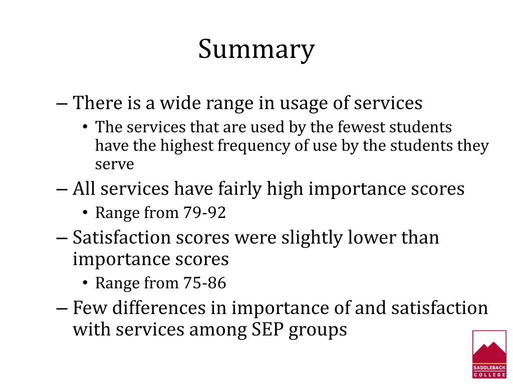 summary