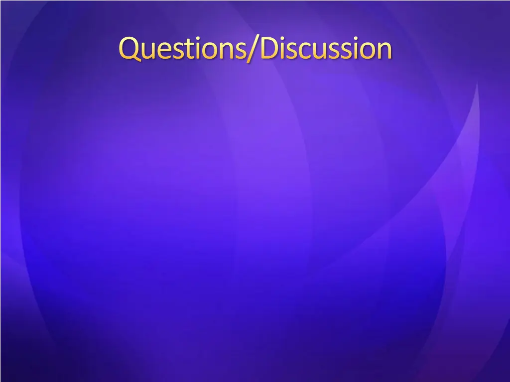 questions discussion