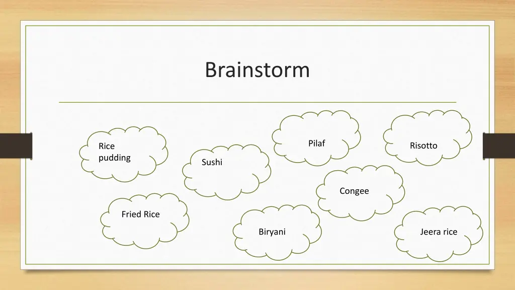 brainstorm