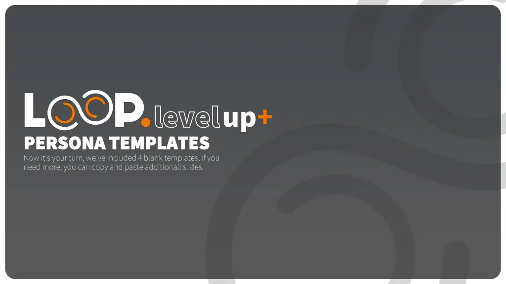 persona templates persona templates now it s your
