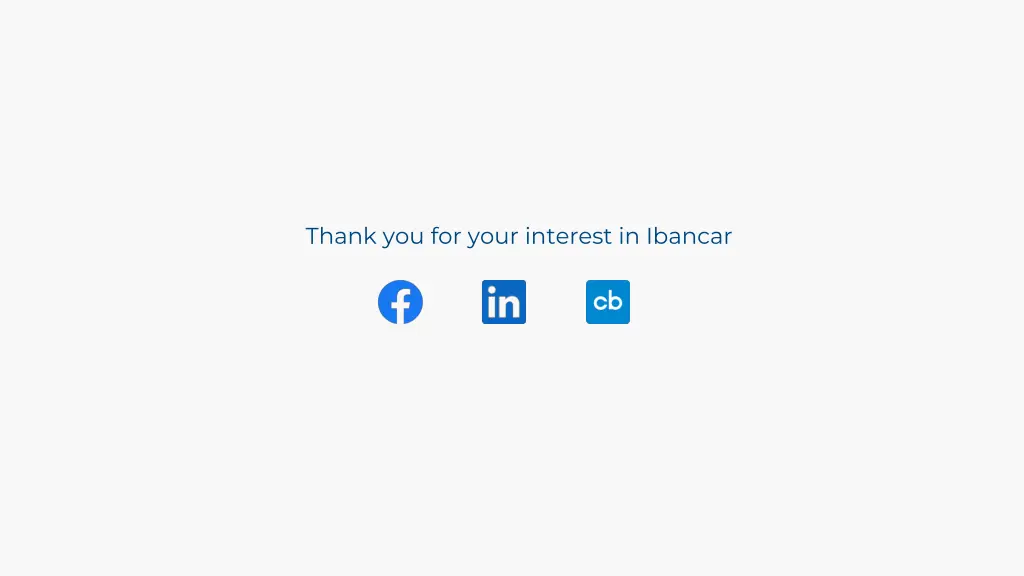 thank you for your interest in ibancar