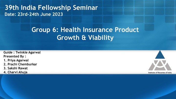 39th india fellowship seminar date 23rd 24th june