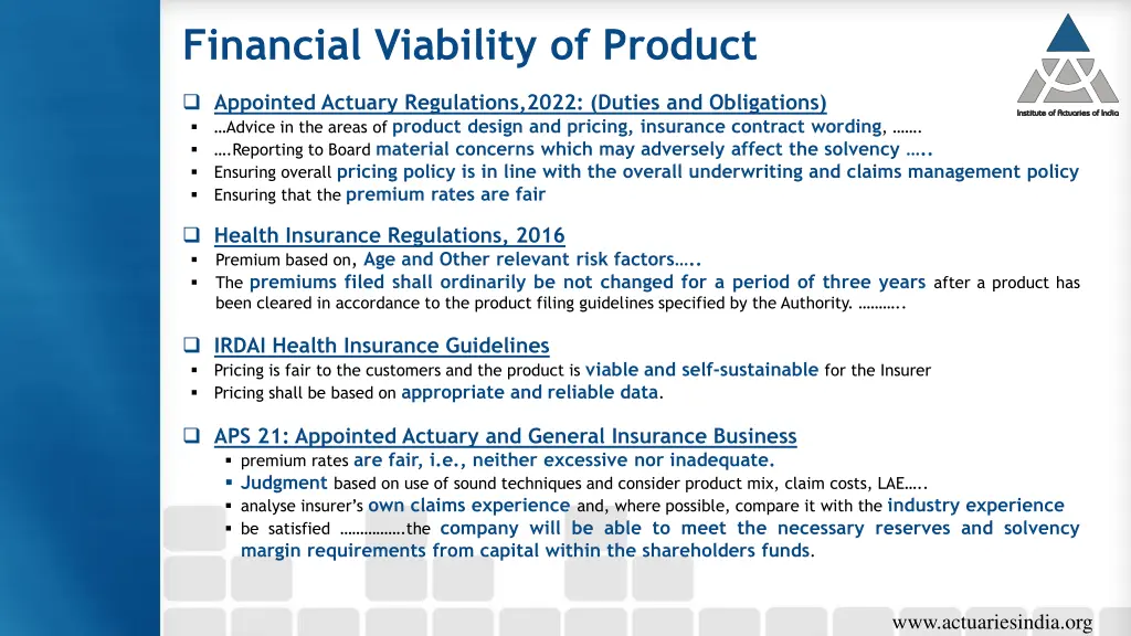 financial viability of product 4