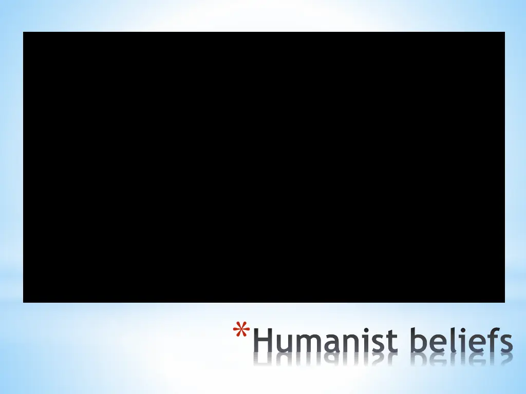 humanist beliefs