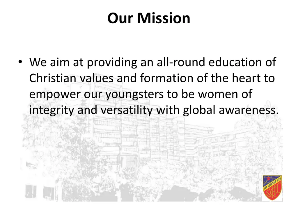 our mission