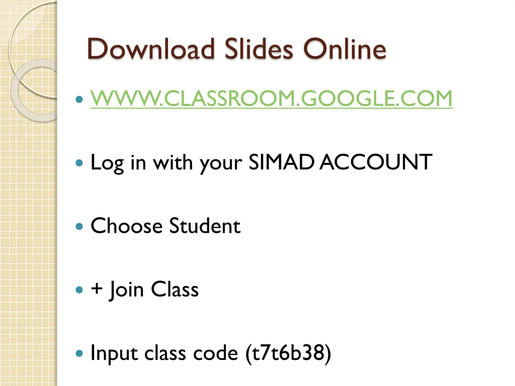 download slides online