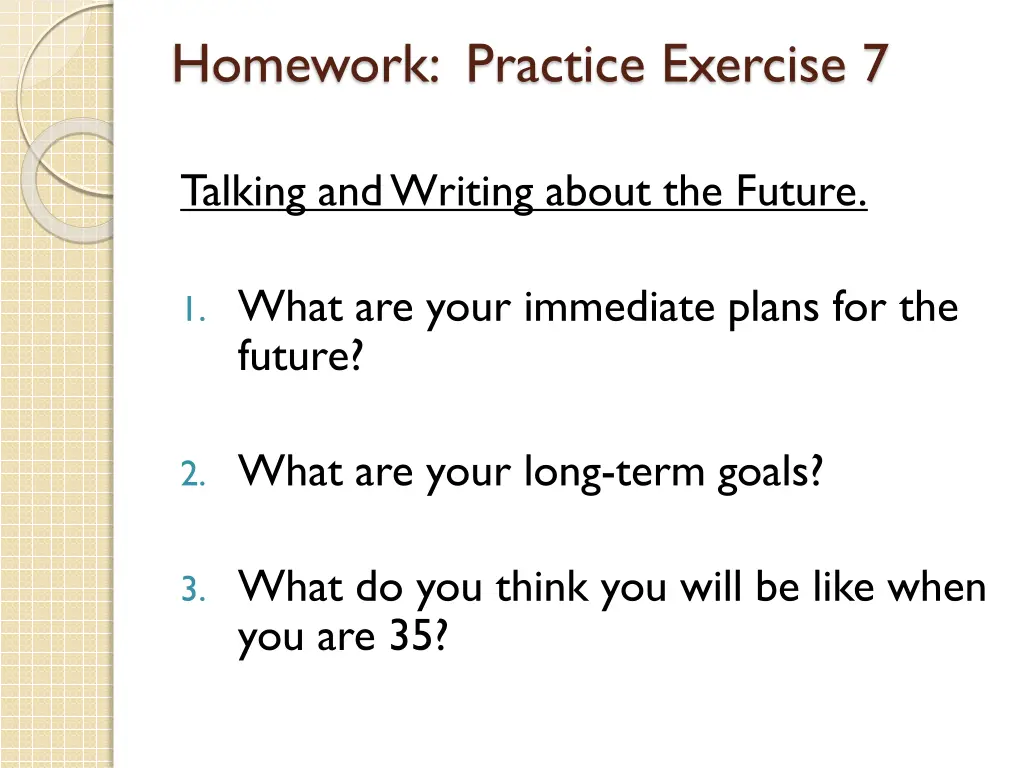 homework practice exercise 7