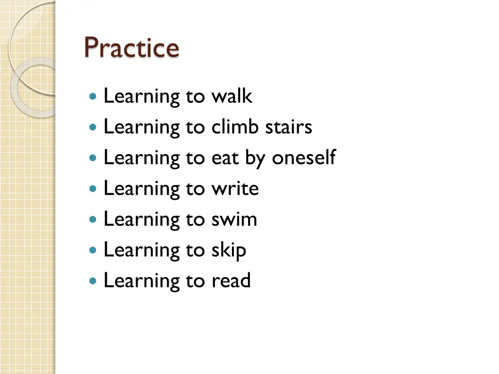 practice