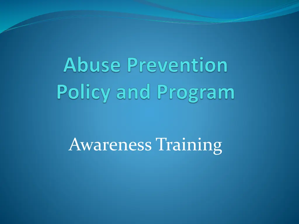 awareness training