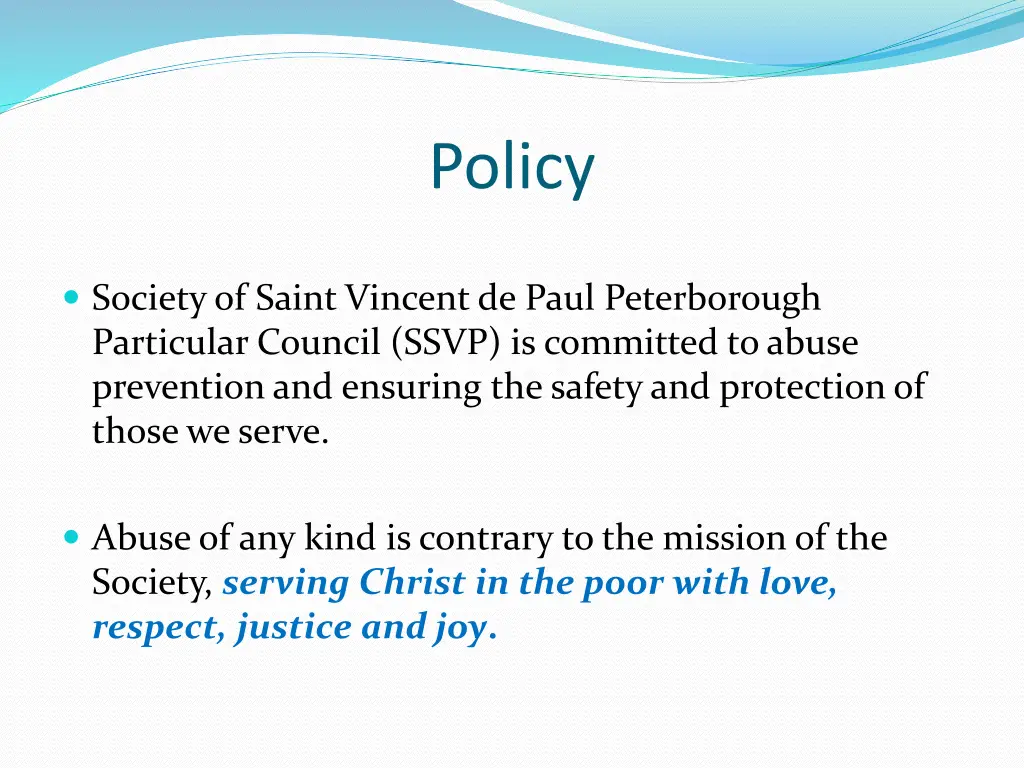 policy