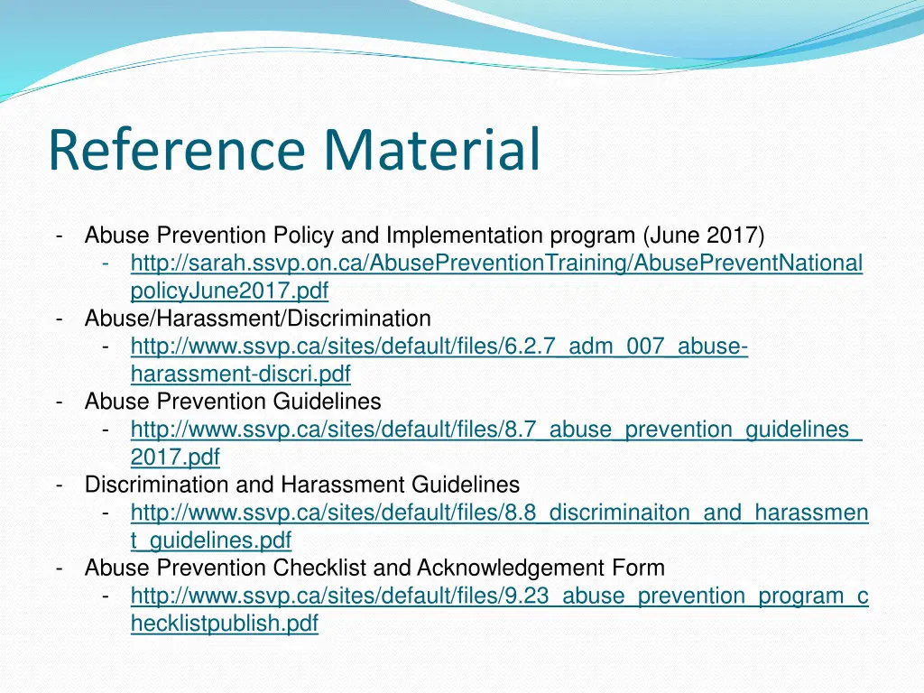 reference material
