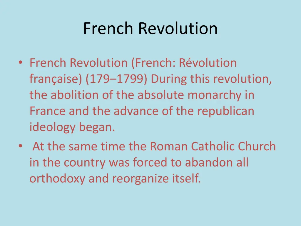 french revolution 1