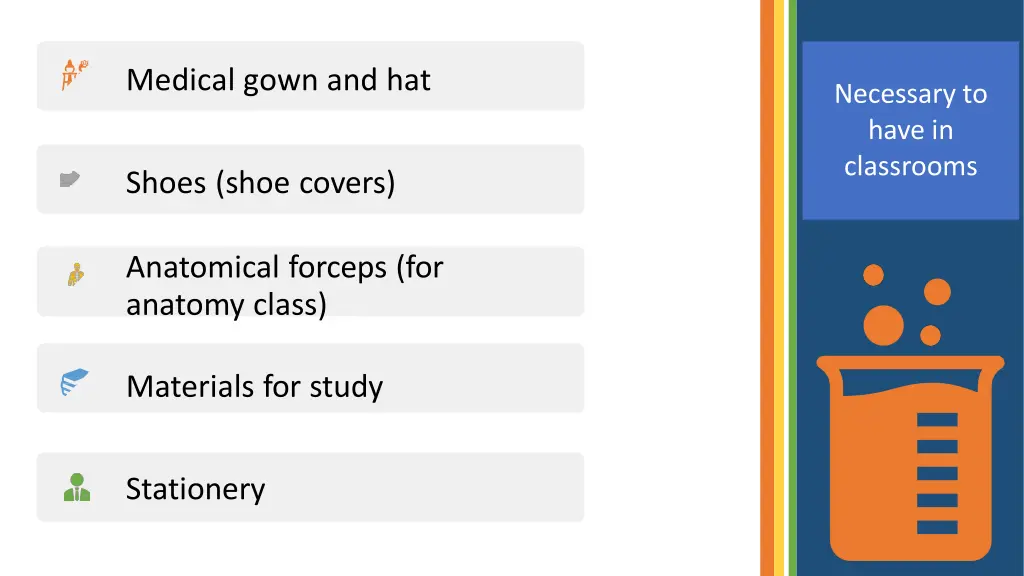 medical gown and hat