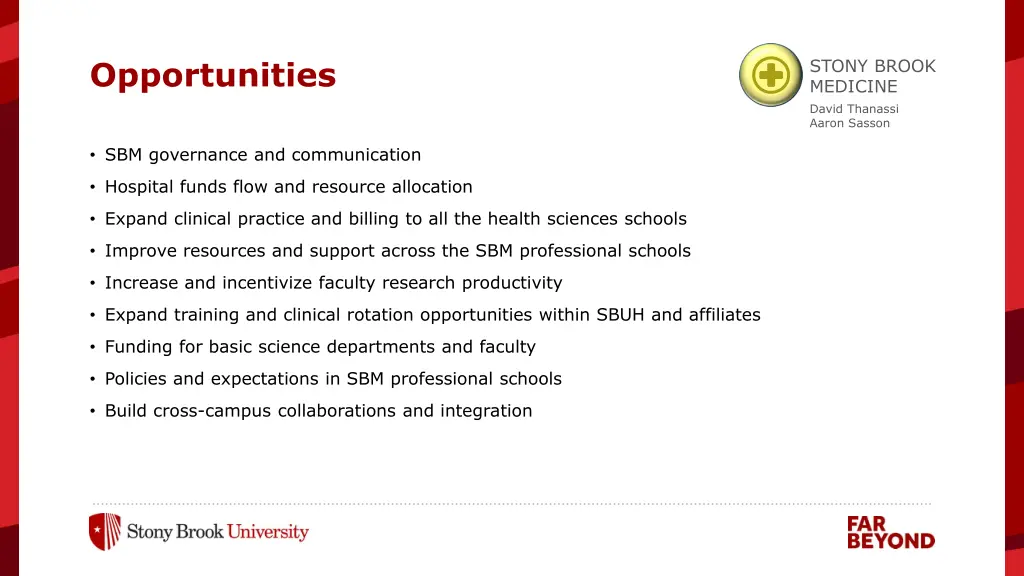 opportunities