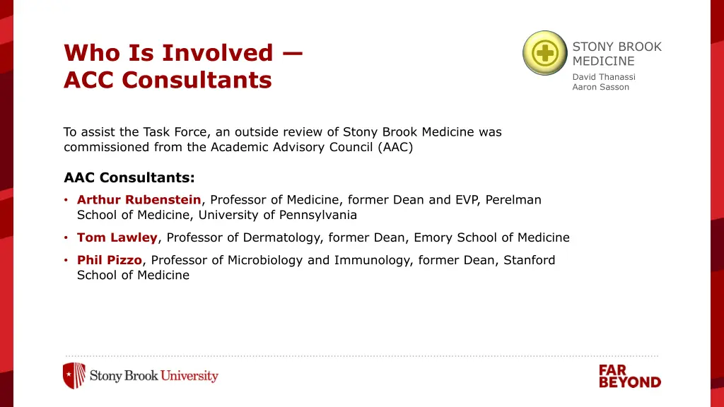 who is involved acc consultants